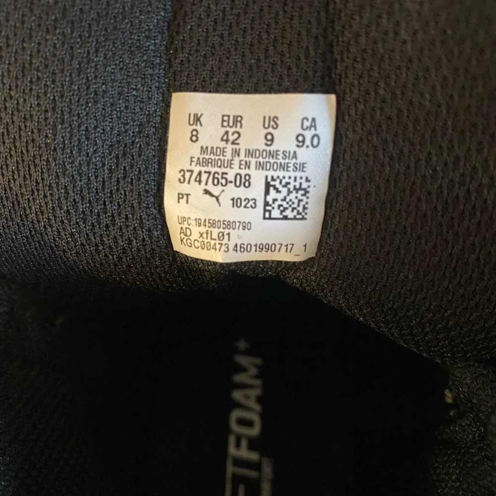 PUMA Black and Gray Sneakers - Picture 8 of 8